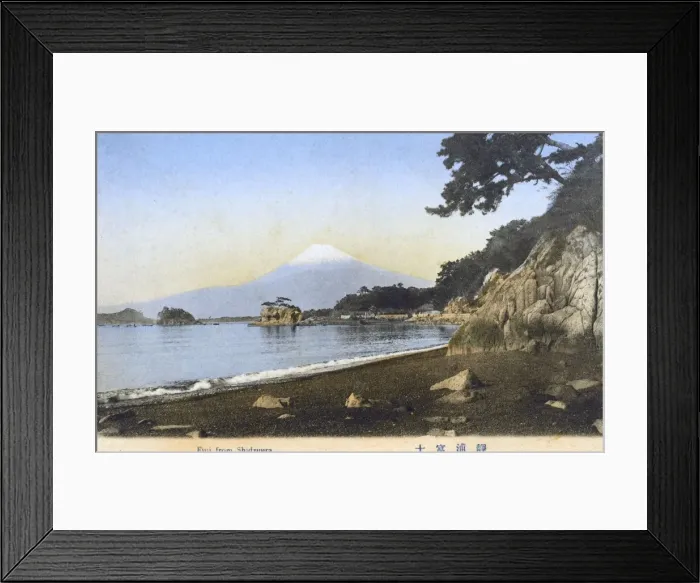Framed Print : Mount Fuji, Japan - from Shidzuura near Numadzu Framed Print : Mount Fuji, Japan - from Shidzuura near Numadzu