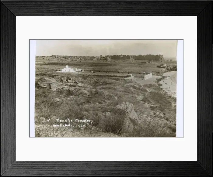 Framed Print : V Beach Cemetery - near Cape Helles, Gallipoli, Turkey Framed Print : V Beach Cemetery - near Cape Helles, Gallipoli, Turkey
