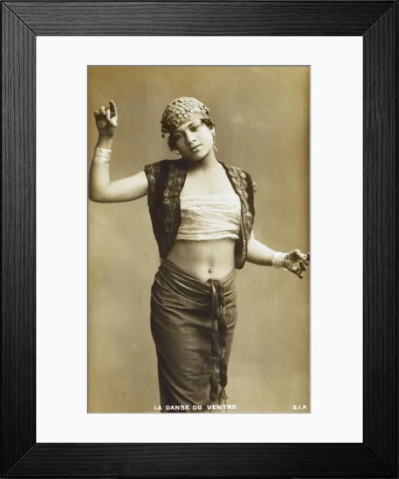 Framed Print : Egyptian Belly Dancer Framed Print : Egyptian Belly Dancer