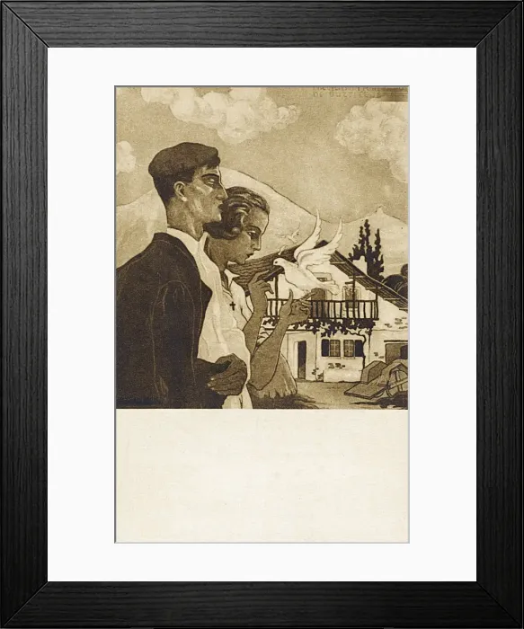 Framed Print : Basque France - Migueletcho y Mientchu de Guztizederra Framed Print : Basque France - Migueletcho y Mientchu de Guztizederra