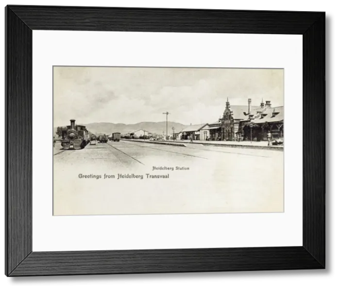 Framed Print : Heidelberg Railway Station, Transvaal, South Africa Framed Print : Heidelberg Railway Station, Transvaal, South Africa
