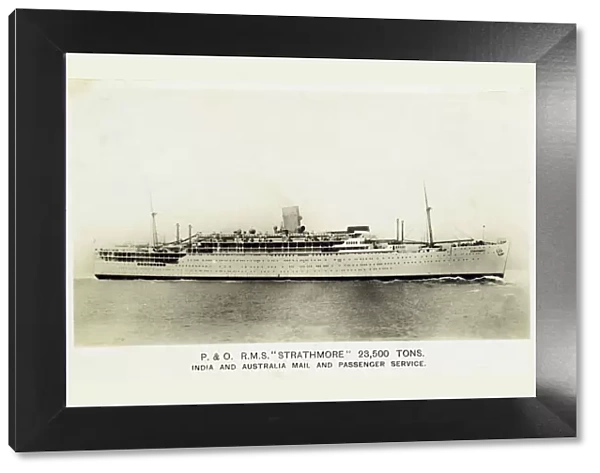 P&O RMS Strathmore - India and Australia Mail Service