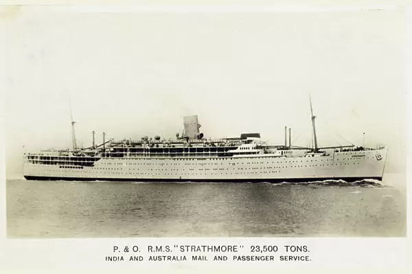 P&O RMS Strathmore - India and Australia Mail Service