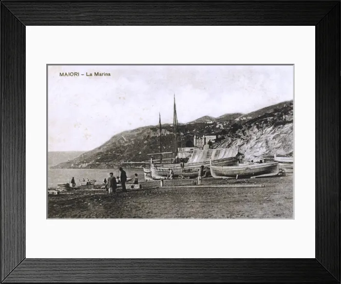 Framed Print : Italy - Amalfi Coast - Maiori - the Marina Framed Print : Italy - Amalfi Coast - Maiori - the Marina