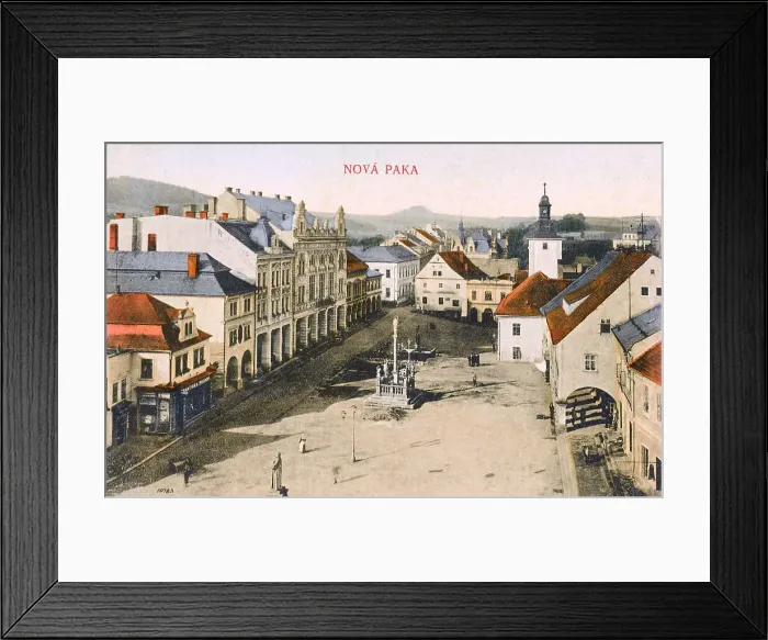 Framed Print : Nova Paka, Czech Republic - Main Square Framed Print : Nova Paka, Czech Republic - Main Square