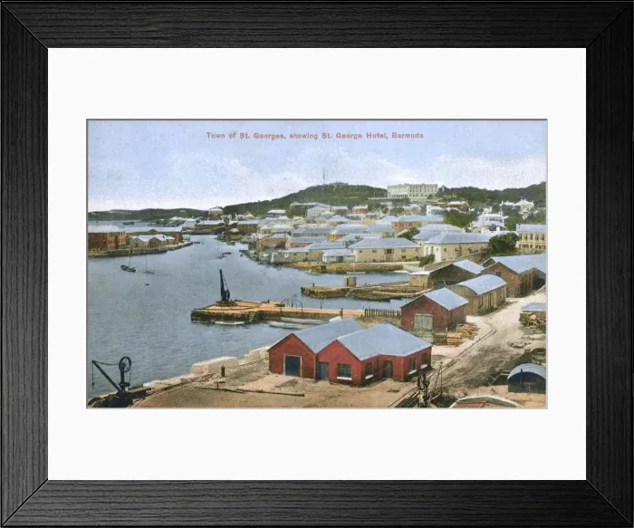 Framed Print : St. Georges - St. Georges Hotel, Bermuda Framed Print : St. Georges - St. Georges Hotel, Bermuda