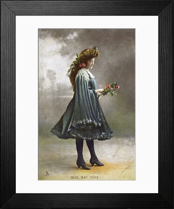 Framed Print : Mary Augusta May Yohe - American musical theatre actress Framed Print : Mary Augusta May Yohe - American musical theatre actress