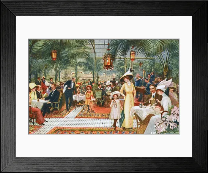 Framed Print : Hotel Metropole, Brighton, East Sussex, England - Interior