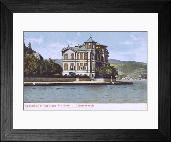 Framed Print : The English Embassy - Bosphorus, Istanbul, Turkey Framed Print : The English Embassy - Bosphorus, Istanbul, Turkey