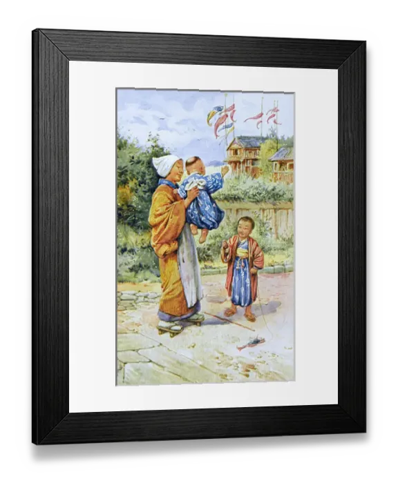 Framed Print : Japan - A Boys Festival Framed Print : Japan - A Boys Festival