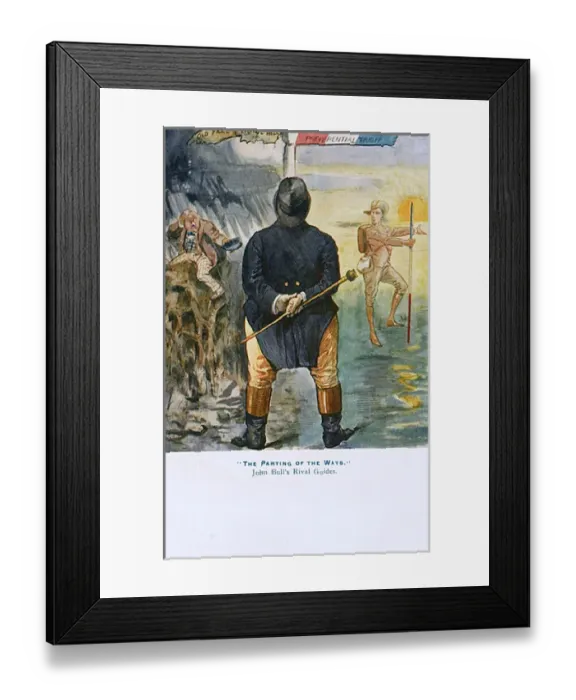 Framed Print : John Bull standing at the parting of the ways Framed Print : John Bull standing at the parting of the ways