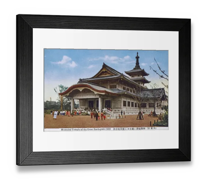 Framed Print : Memorial Temple of the Great Earthquake of 1923 Framed Print : Memorial Temple of the Great Earthquake of 1923