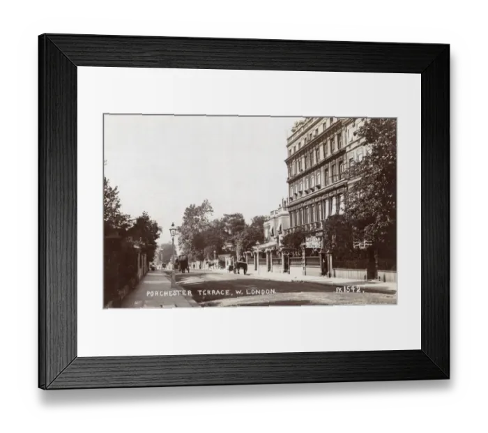 Framed Print : Porchester Terrace, Paddington, London Framed Print : Porchester Terrace, Paddington, London