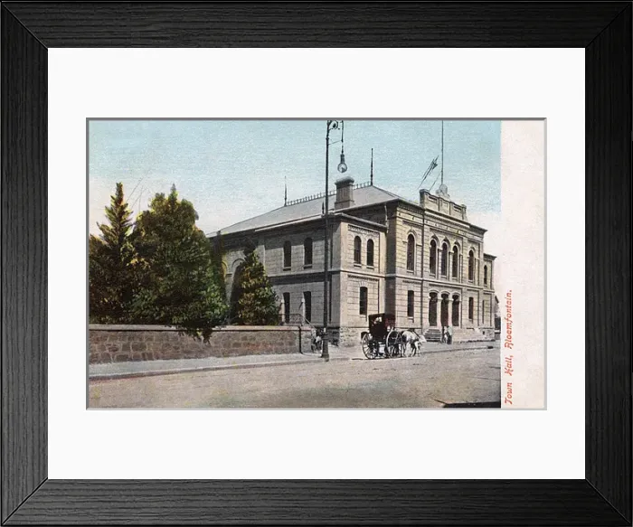 Framed Print : Bloemfontein, Town Hall - South Africa Framed Print : Bloemfontein, Town Hall - South Africa
