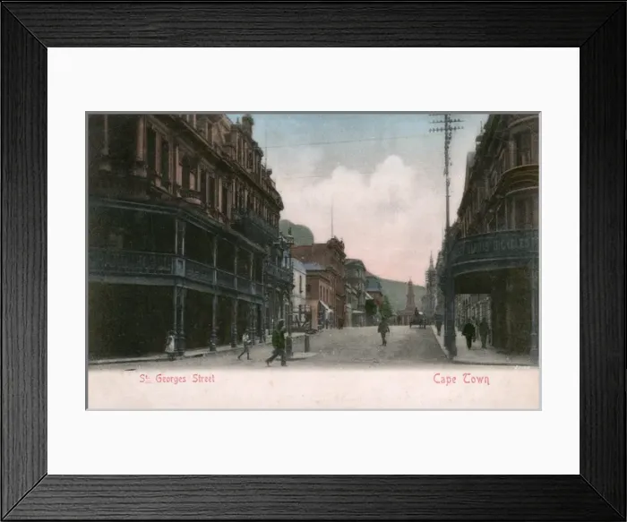 Framed Print : St Georges Street, Cape Town, South Africa Framed Print : St Georges Street, Cape Town, South Africa