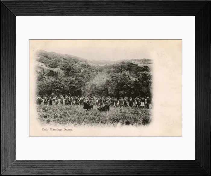 Framed Print : South Africa - Zulu Marriage Dance Framed Print : South Africa - Zulu Marriage Dance