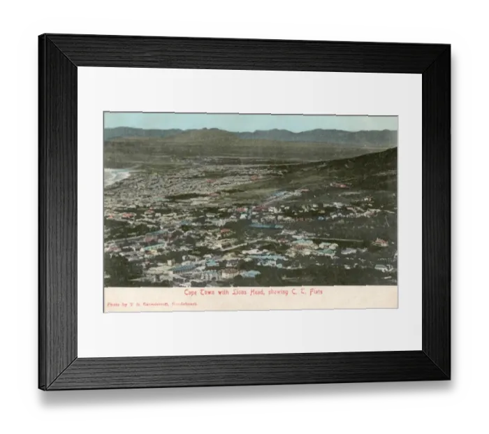 Framed Print : South Africa - Panoramic View over Cape Town Framed Print : South Africa - Panoramic View over Cape Town