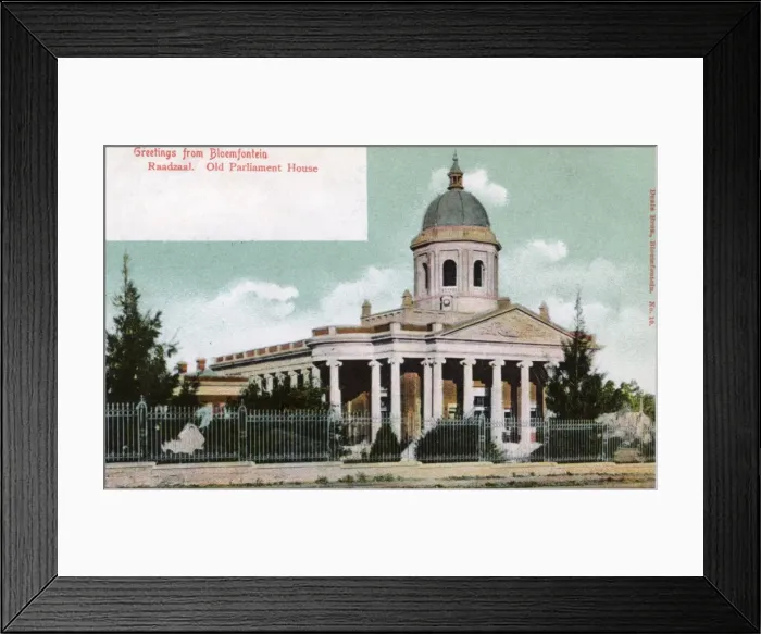 Framed Print : Raadzaal - Old Parliament House, Bloemfontein, South Africa Framed Print : Raadzaal - Old Parliament House, Bloemfontein, South Africa