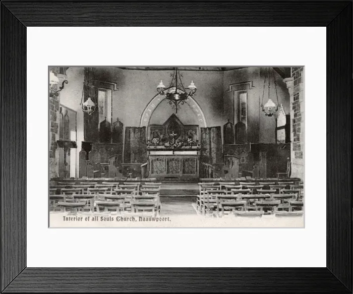 Framed Print : Interior of All Souls Church, Noupoort, South Africa Framed Print : Interior of All Souls Church, Noupoort, South Africa