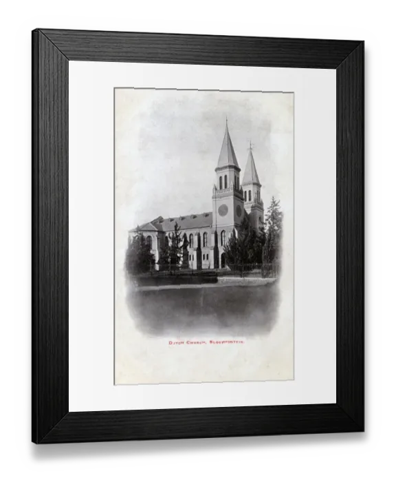 Framed Print : The Dutch Reformed Church, Bloemfontein, South Africa Framed Print : The Dutch Reformed Church, Bloemfontein, South Africa