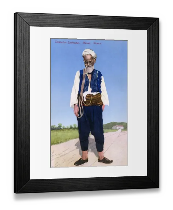 Framed Print : Porter from Bosnia and Herzegovina Framed Print : Porter from Bosnia and Herzegovina