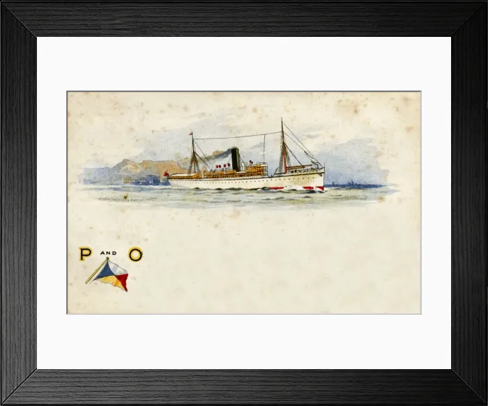 Framed Print : The P&O Liner Soudan off Cape Town, South Africa Framed Print : The P&O Liner Soudan off Cape Town, South Africa
