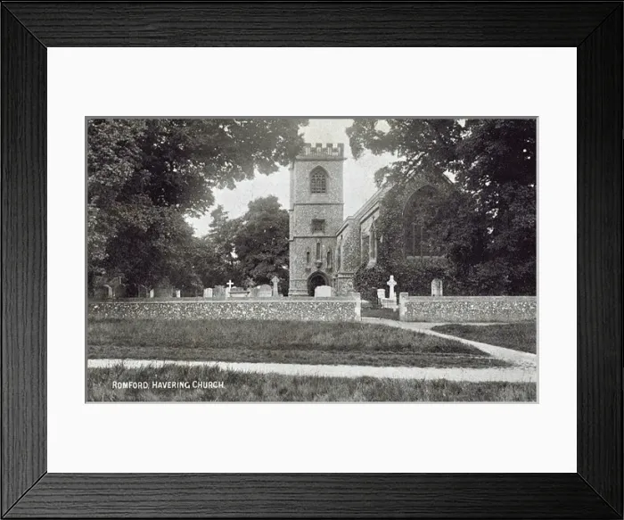 Framed Print : St John the Evangelist, parish church of Havering-atte-Bower Framed Print : St John the Evangelist, parish church of Havering-atte-Bower