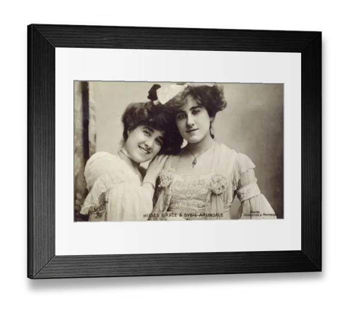 Framed Print : Grace and Sybil Arundale - British Actresses Framed Print : Grace and Sybil Arundale - British Actresses