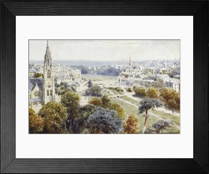Framed Print : Bournemouth, Dorset - General View Framed Print : Bournemouth, Dorset - General View