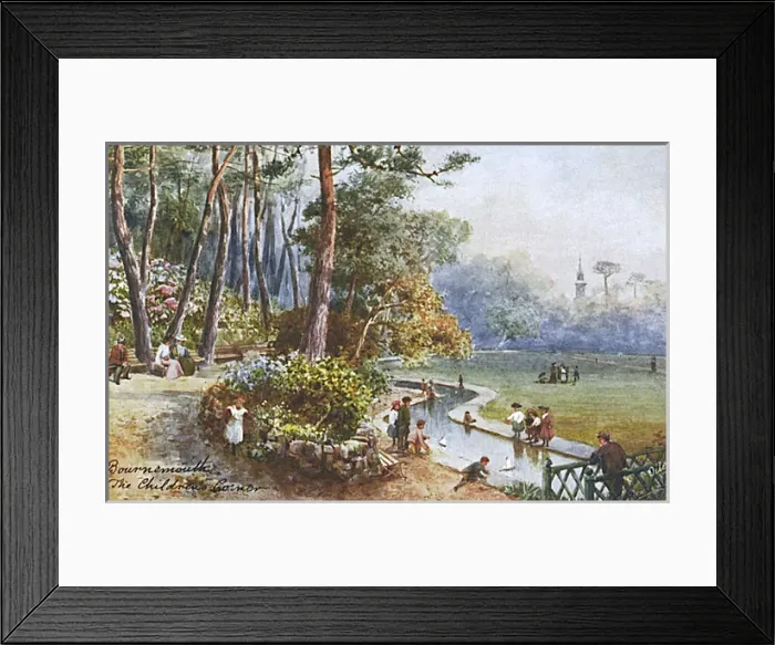 Framed Print : Bournemouth, Dorset - The Childrens Corner Framed Print : Bournemouth, Dorset - The Childrens Corner