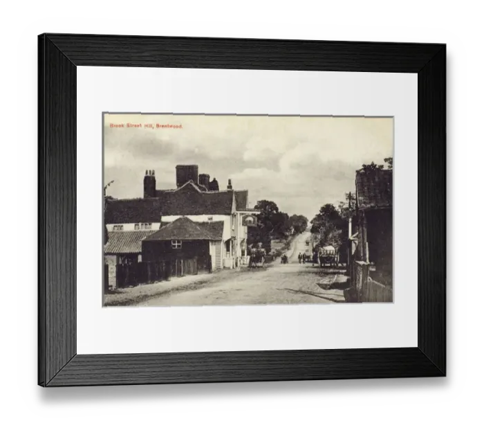 Framed Print : Brook Street Hill, Brentwood, Essex Framed Print : Brook Street Hill, Brentwood, Essex