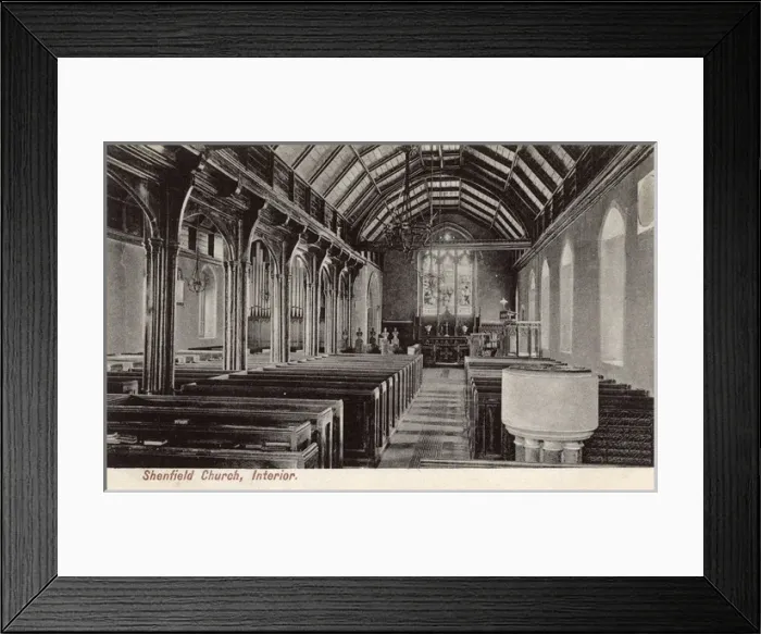 Framed Print : Interior of Parish Church of St Mary the Virgin, Shenfield Framed Print : Interior of Parish Church of St Mary the Virgin, Shenfield