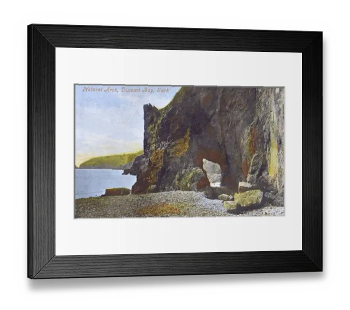 Framed Print : Natural Arch, Dixcart Bay, Sark, Channel Islands Framed Print : Natural Arch, Dixcart Bay, Sark, Channel Islands