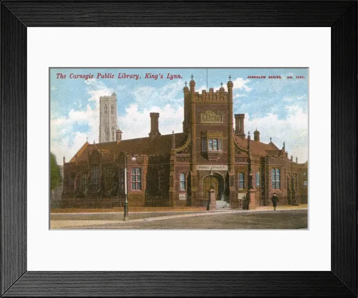 Framed Print : The Carnegie Public Library, Kings Lynn Framed Print : The Carnegie Public Library, Kings Lynn