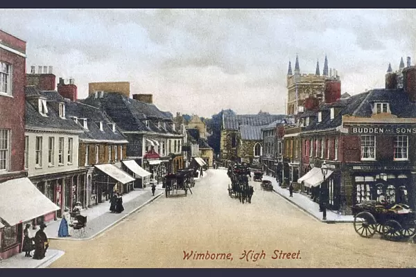 Wimborne Minster, Dorset - The High Street