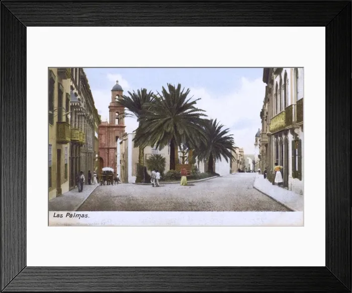 Framed Print : Canary Island, Gran Canaria, Las Palmas, Street Scene Framed Print : Canary Island, Gran Canaria, Las Palmas, Street Scene