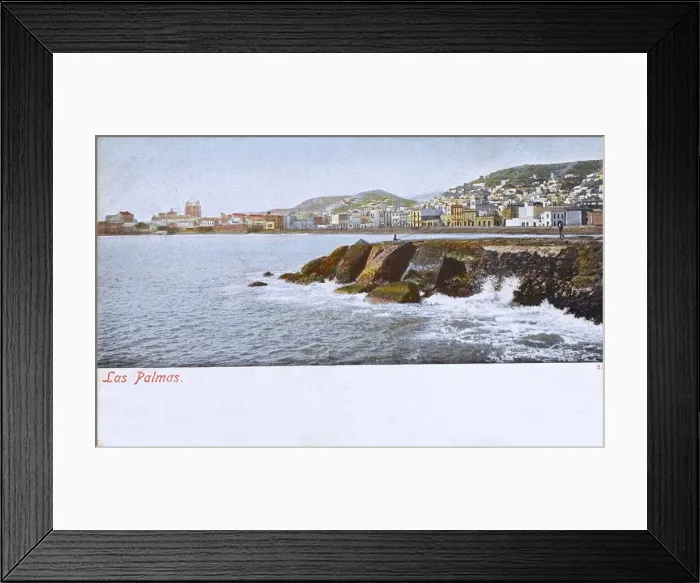 Framed Print : Canary Island, Gran Canaria, Las Palmas, Panoramic view Framed Print : Canary Island, Gran Canaria, Las Palmas, Panoramic view