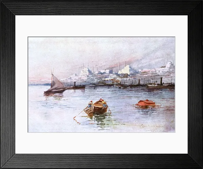 Framed Print : Istanbul, Turkey - Seraglio Point - Golden Horn Framed Print : Istanbul, Turkey - Seraglio Point - Golden Horn