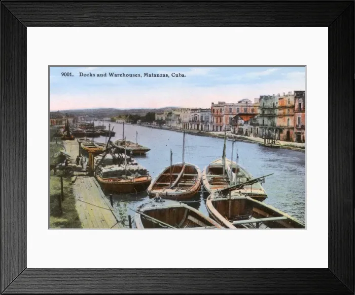 Framed Print : Docks and Warehouses - Matanzas, Cuba Framed Print : Docks and Warehouses - Matanzas, Cuba