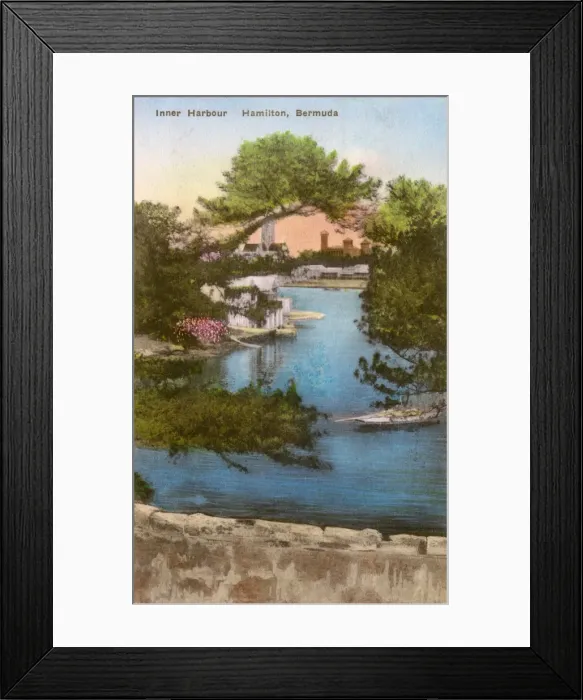 Framed Print : Bermuda - Inner Harbour at Hamilton Framed Print : Bermuda - Inner Harbour at Hamilton
