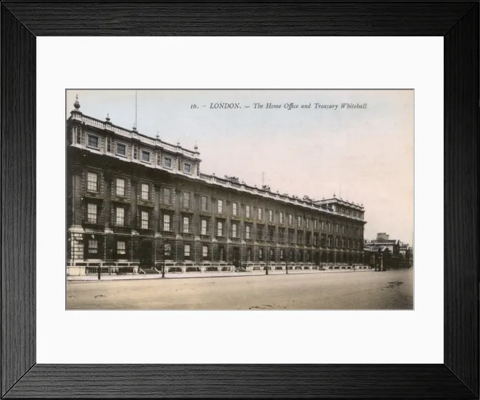 Framed Print : The Home Office and Treasury Building, Whitehall, London Framed Print : The Home Office and Treasury Building, Whitehall, London