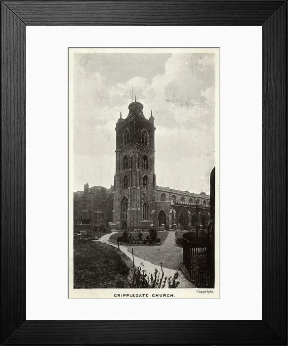 Framed Print : St Giles Cripplegate Church, London Framed Print : St Giles Cripplegate Church, London