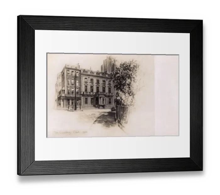 Framed Print : The Cowdray Club, London Framed Print : The Cowdray Club, London