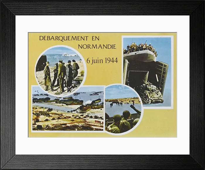 Framed Print : The Normandy Landings - 6th June 1944 - WW2 Framed Print : The Normandy Landings - 6th June 1944 - WW2