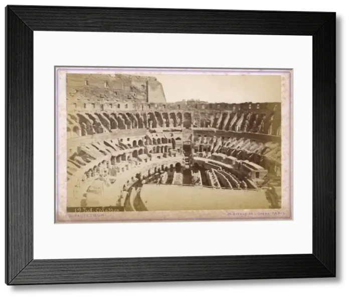Framed Print : The Interior of the Colosseum, Rome, Italy Framed Print : The Interior of the Colosseum, Rome, Italy