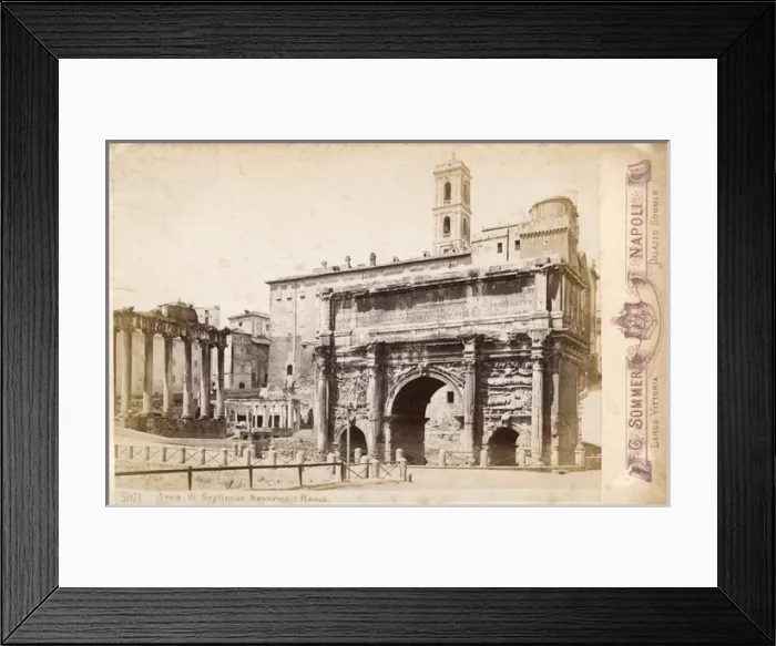 Framed Print : The Arch of Septimus Severus, Rome, Italy in the Forum Framed Print : The Arch of Septimus Severus, Rome, Italy in the Forum