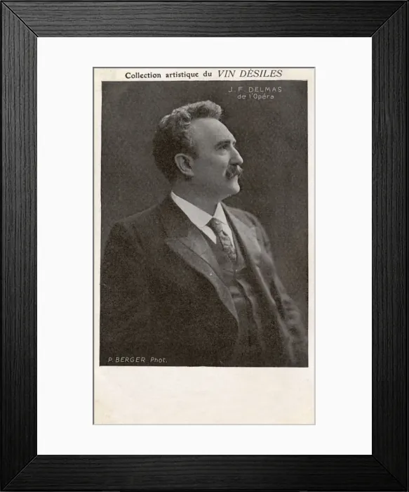 Framed Print : French Opera star - Jean-Francois Delmas Framed Print : French Opera star - Jean-Francois Delmas