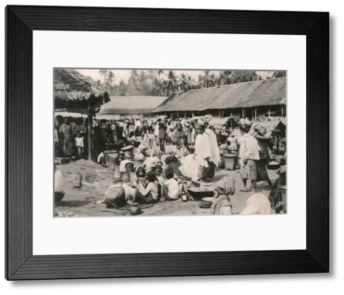 Framed Print : Borneo, Indonesia - Passer Market Scene in Kendangan Framed Print : Borneo, Indonesia - Passer Market Scene in Kendangan