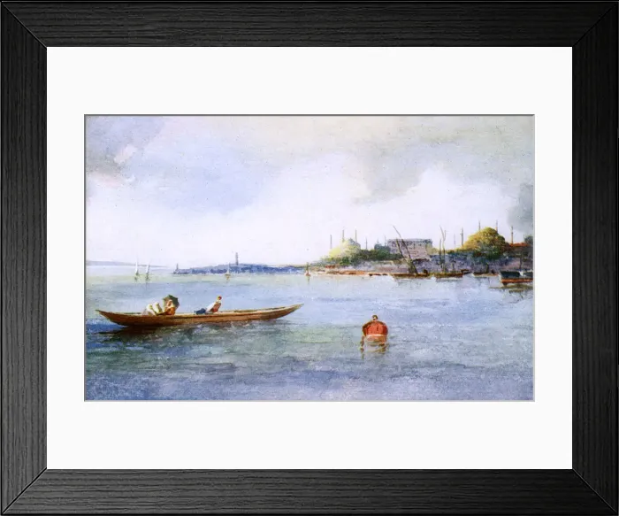 Framed Print : View toward Seraglio Point from Bosphorus, Istanbul, Turkey Framed Print : View toward Seraglio Point from Bosphorus, Istanbul, Turkey