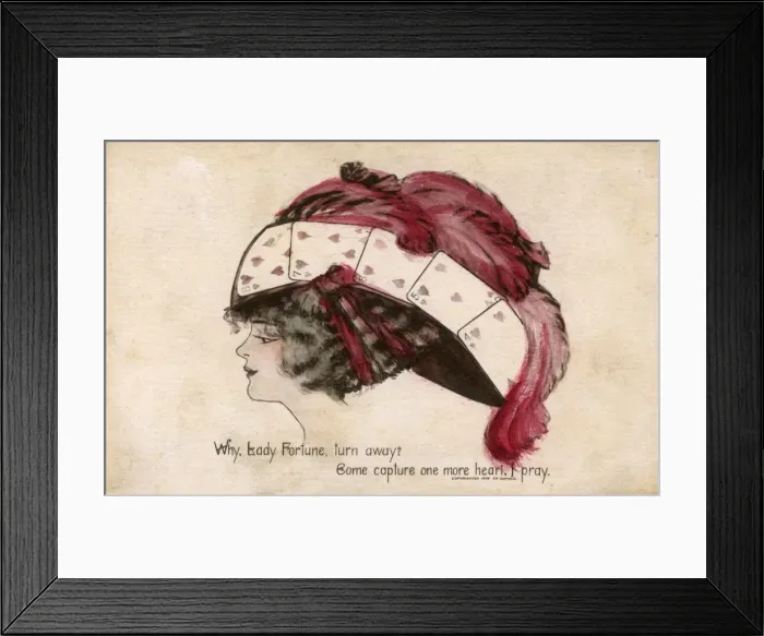 Framed Print : Lady Fortune out to capture one more heart Framed Print : Lady Fortune out to capture one more heart